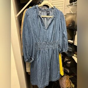 Denim Gap Dress, super comfortable & flattering waist band. Worn once.